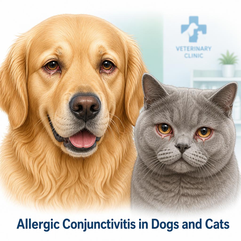 Allergic Conjunctivitis in Dogs and Cats